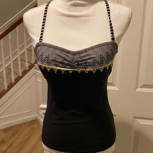 Athleta tankini top six 34 B/C tall EUC